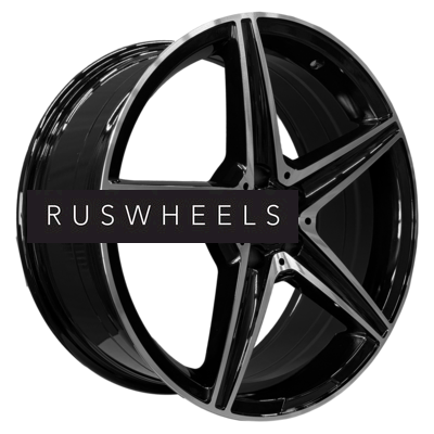 Диски PDW 7,5x18/5x112 ET35 D66,6 5261 Gloss Black Machine Face (PDW)