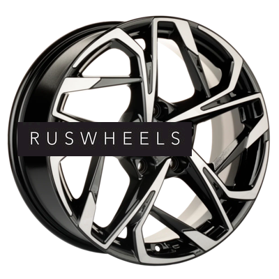Диски Khomen Wheels 7x17/5x114,3 ET51 D67,1 KHW1716 (Tucson) Black-FP