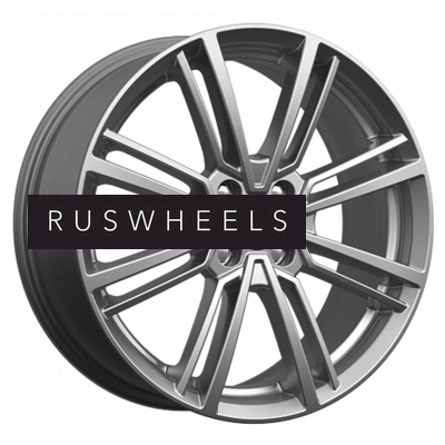 Диски КИК 7x17/4x100 ET41 D60,1 Эрфурт (КС903) Дарк платинум