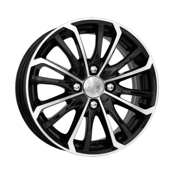 Диски КиК 5.5\R14 4*98 ET35 d58.5 Алмаз черный