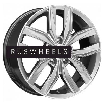 Диски КИК 7x17/5x112 ET46 D66,6 КС774 Дарк платинум