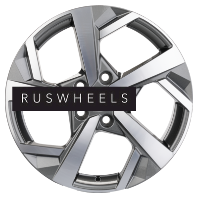 Диски Khomen Wheels 7x17/5x114,3 ET39 D60,1 KHW1712 (RAV4) Gray-FP Диски Khomen Wheels 7x17/5x114,3 ET39 D60,1 KHW1712 (RAV4) Gray-FP