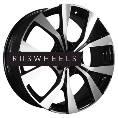 Диски Khomen Wheels 7x19/5x114,3 ET45 D60,1 KHW1906 (Geely Atlas/Atlas Pro) Black-FP