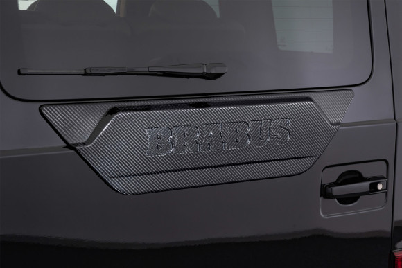 Накладка Brabus на заднюю дверь для G-class. Карбон (глянцевый)