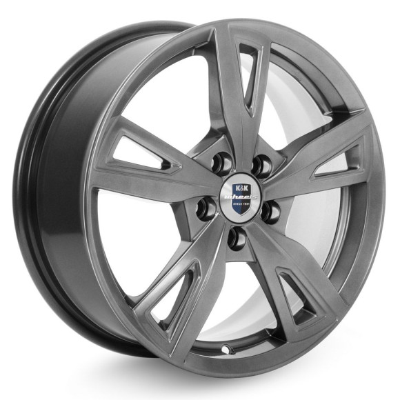 Диски КиК 6.5\R16 5*100 ET38 d57.1 Дарк платинум Диски КиК 6.5\R16 5*100 ET38 d57.1 Дарк платинум