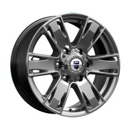 Диски КиК 7,0\R17 6*139.7 ET38 d100.1 Дарк платинум