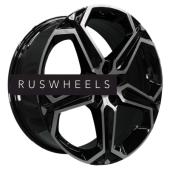 Диски Khomen Wheels 7,5x19/5x114,3 ET40 D60,1 KHW1909 (NX/RAV4) Black-FP Диски Khomen Wheels 7,5x19/5x114,3 ET40 D60,1 KHW1909 (NX/RAV4) Black-FP