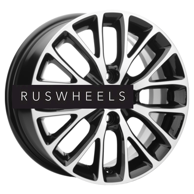 Диски Khomen Wheels 6x15/4x98 ET36 D58,6 KHW1506 (Lada Granta) Black-FP