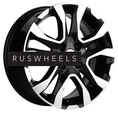 Диски Khomen Wheels 6x15/4x100 ET40 D60,1 KHW1503 (XRay) Black-FP