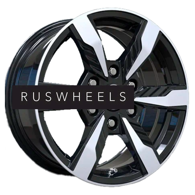 Диски LS 7,5x17/6x139,7 ET30 D106,1 1301 BKF (конус, Колпак+лого)