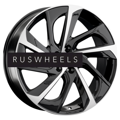 Диски Replay 8x20/5x114,3 ET35 D60,1 TY367 BKF (конус, C570)