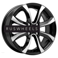 Диски iFree 6x15/4x114,3 ET40 D67,1 Дайс (КС696) Блэк Джек