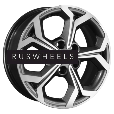 Диски Khomen Wheels 6,5x16/5x114,3 ET46 D67,1 KHW1606 (Mitsubishi) Gray-FP Диски Khomen Wheels 6,5x16/5x114,3 ET46 D67,1 KHW1606 (Mitsubishi) Gray-FP