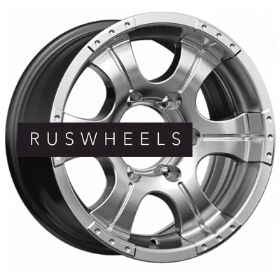 Диски КИК 7x15/6x139,7 ET-5 D108,5 Байконур (КС473) Дарк платинум