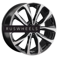 Диски Replay 7,5x19/5x108 ET41 D65,1 CHR107 BKF (конус, C570)