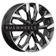 Диски КИК 6,5x17/5x114,3 ET49 D67,1 Морейн (КС1046) Алмаз черный