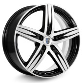 Диски КиК 7,0\R17 5*114.3 ET47 d66.1 Алмаз черный