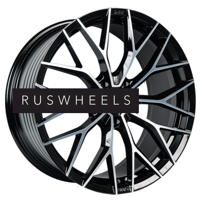 Диски INCH 9x21/5x120 ET40 D72,6 GA8532 Gloss Black Machined Face (ZJH) FlowForming