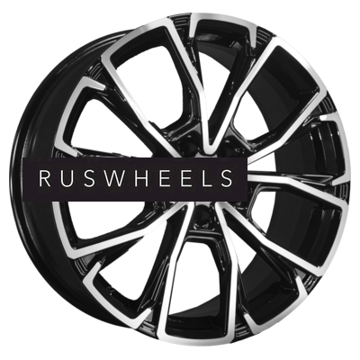 Диски Khomen Wheels 7,5x19/5x114,3 ET40 D60,1 KHW1907 (NX/RAV4) Black-FP