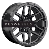 Диски LS 9,5x18/6x139,7 ET0 D106,1 1362 BK (конус, Колпак+лого)