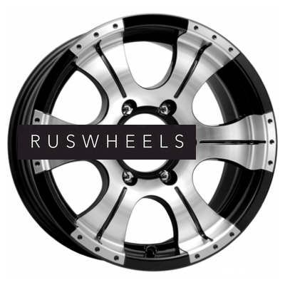 Диски КИК 7x15/5x139,7 ET20 D108,5 Байконур (КС473) Алмаз черный