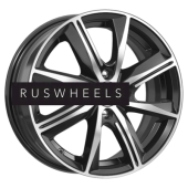 Диски КИК 6x15/4x100 ET40 D60,1 Арнар-оригинал (КС890) Алмаз черный SK