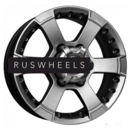 Диски КИК 7x16/6x139,7 ET38 D100,1 M56 (КС593) Дарк платинум