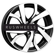 Диски КИК 6,5x16/5x112 ET42 D57,1 Палермо-оригинал (КС607) Алмаз черный Диски КИК 6,5x16/5x112 ET42 D57,1 Палермо-оригинал (КС607) Алмаз черный