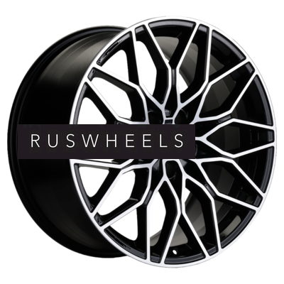 Диски Khomen Wheels 7x18/5x114,3 ET40 D66,5 KHW1813 (Haval Dargo) Black-FP Диски Khomen Wheels 7x18/5x114,3 ET40 D66,5 KHW1813 (Haval Dargo) Black-FP