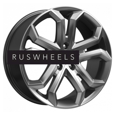 Диски КИК 8,5x19/5x120 ET42 D67,1 Пандора (КС466) Дарк платинум