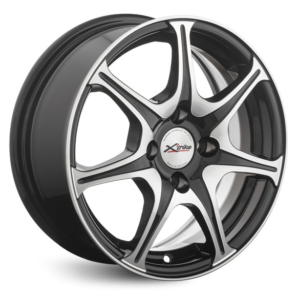 Диски Xtrike 6,0\R14 4*114.3 ET38 d66.1 BK/FP Диски Xtrike 6,0\R14 4*114.3 ET38 d66.1 BK/FP