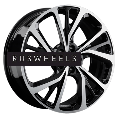 Диски LS Forged 8x19/5x108 ET46 D63,3 LS FG22 BKF (конус, C570)
