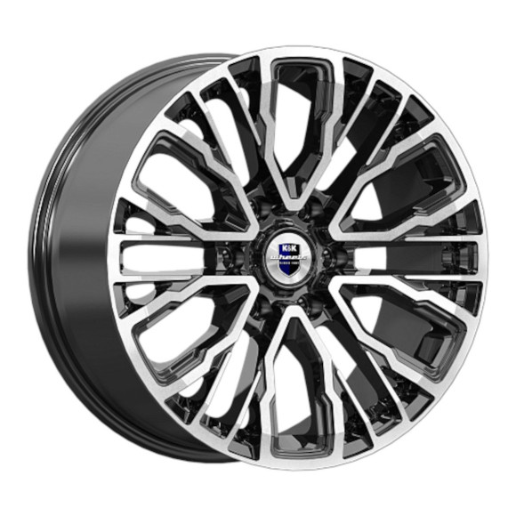 Диски КиК 8.5\R19 6*139.7 ET42 d75.1 Алмаз черный Диски КиК 8.5\R19 6*139.7 ET42 d75.1 Алмаз черный