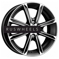 Диски КИК 5x14/4x100 ET49 D54,1 Флэш-оригинал (КС698) Алмаз черный