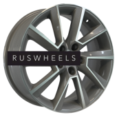 Диски Khomen Wheels 6x16/5x100 ET38 D57,1 KHW1604 (Kamiq/Rapid/Scala) F-Silver-FP