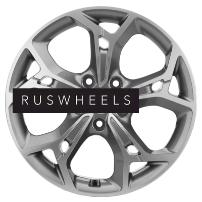 Диски Khomen Wheels 7x17/5x114,3 ET45 D66,1 KHW1702 (Teana/X-trail) Gray-FP