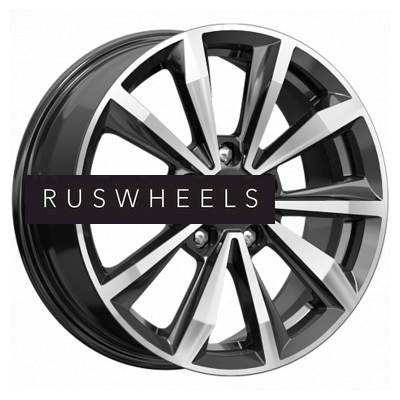 Диски КИК 6,5x16/5x114,3 ET44 D67,1 КС974 Алмаз черный