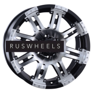 Диски LS 9x18/6x139,7 ET25 D106,1 954 BKF (конус, Колпак+лого)