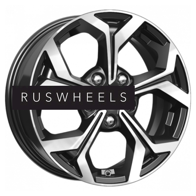 Диски КИК 6,5x16/5x108 ET50 D63,35 КС878 Алмаз черный