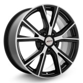 Диски X'trike  X-122  7,5\R18 5*112 ET45  d57,1  BK/FP  [63536]  Fb max 780 kg
