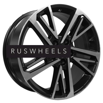 Диски Khomen Wheels 8x18/5x114,3 ET40 D64,1 KHW1815 (Haval F7/F7x) Black-FP