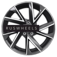 Диски Khomen Wheels 7x17/5x112 ET40 D57,1 KHW1714 (Kodiaq/Tiguan) Black-FP