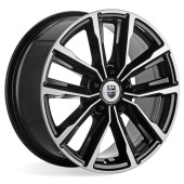 Диски КиК 7.5\R17 5*114.3 ET35 d67.1 Алмаз черный