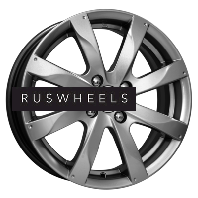 Диски КИК 6x15/4x114,3 ET43 D67,1 Джемини-оригинал (КС617) Дарк платинум