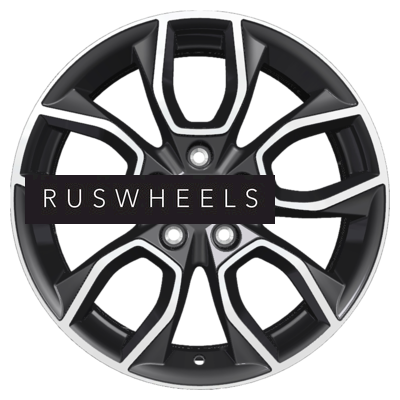 Диски Khomen Wheels 7x17/5x110 ET40 D67,1 KHW1713 (Evolute i-Joy) Black-FP Диски Khomen Wheels 7x17/5x110 ET40 D67,1 KHW1713 (Evolute i-Joy) Black-FP