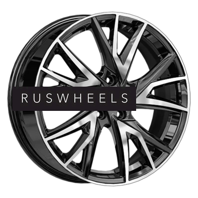 Диски КИК 6,5x18/5x114,3 ET38 D67,1 Кайлас (КС1054) Алмаз черный Диски КИК 6,5x18/5x114,3 ET38 D67,1 Кайлас (КС1054) Алмаз черный