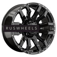 Диски LS 9x20/5x150 ET25 D110,5 1294 BK (конус, Колпак+лого)