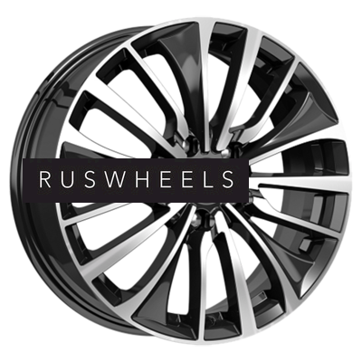 Диски КИК 6,5x17/5x108 ET50 D63,35 Flanker (КС1097) Алмаз черный