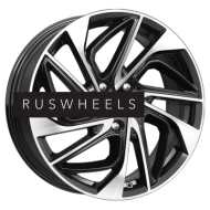 Диски КИК 7x18/5x112 ET43 D57,1 КС883 Алмаз черный SK