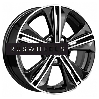 Диски КИК 6x16/5x112 ET48 D57,1 КС778 Алмаз черный